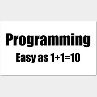 Coding Binary Joke Posters and Art